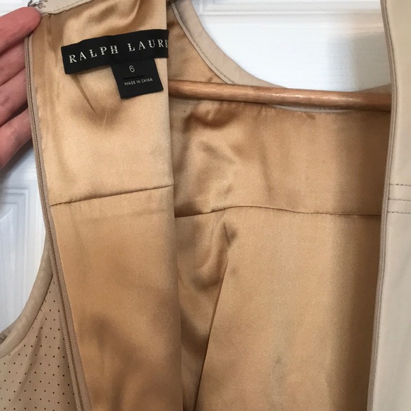 Vintage Leather Ralph Lauren Dress - Picture 7 of 7